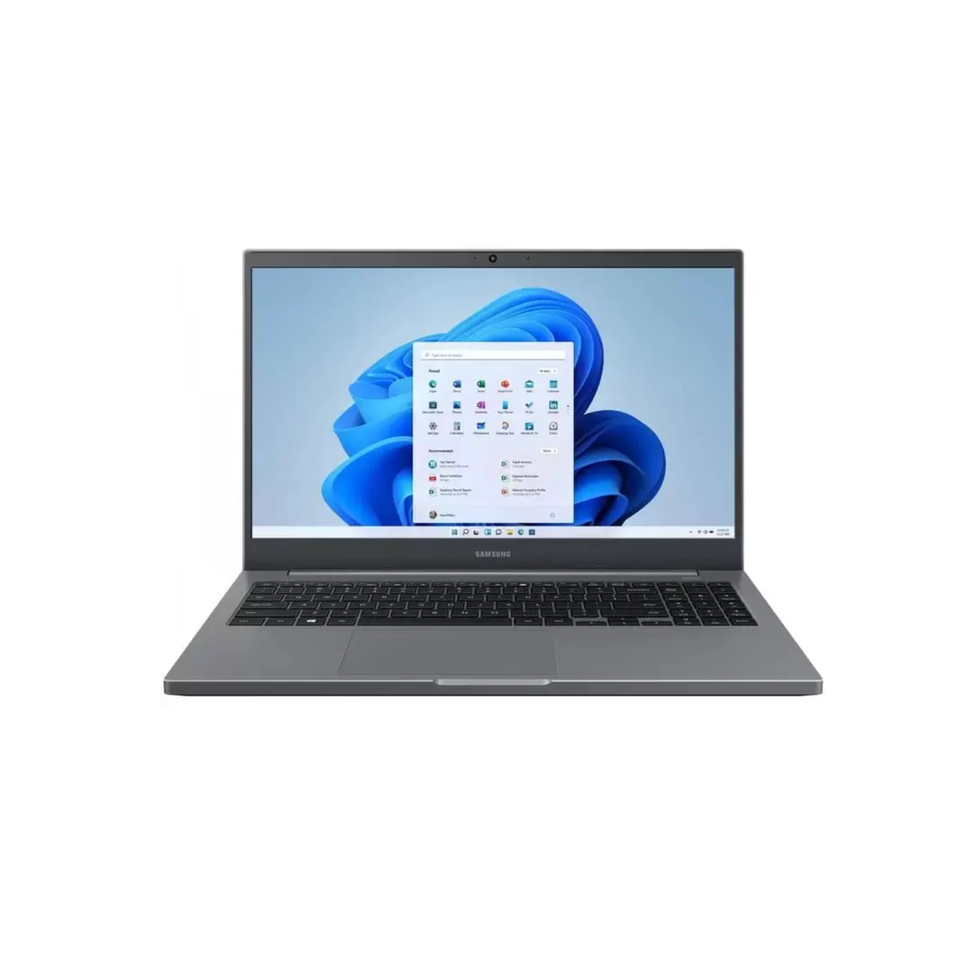 Notebook Samsung Book Intel® Celeron® Windows 11 Home, 4GB, SSD 256GB, 15.6'' Full HD LED - NP550XDA-KP3BR Cinza Chumbo
